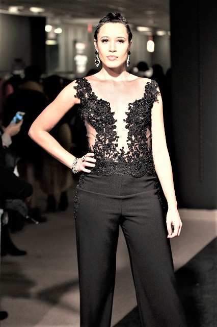 Black Lace Top