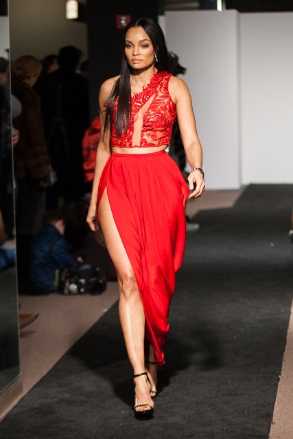 Fiery Red Dress