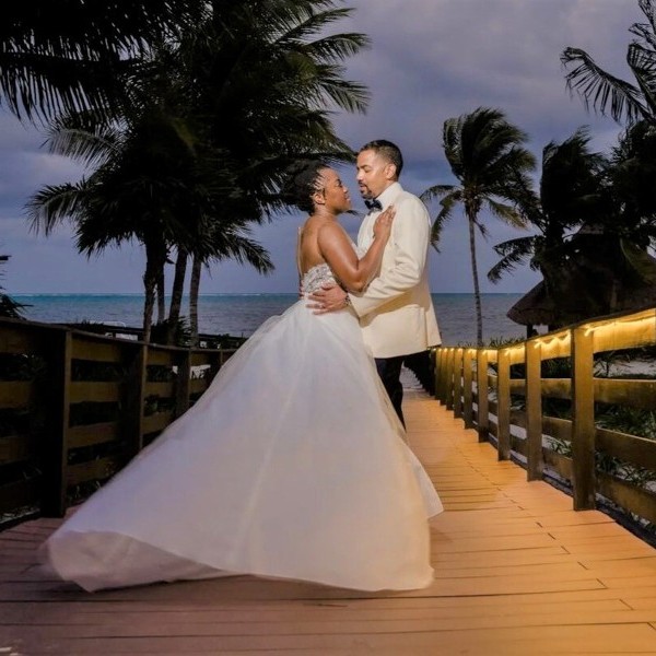 Couple in Front of the Beach